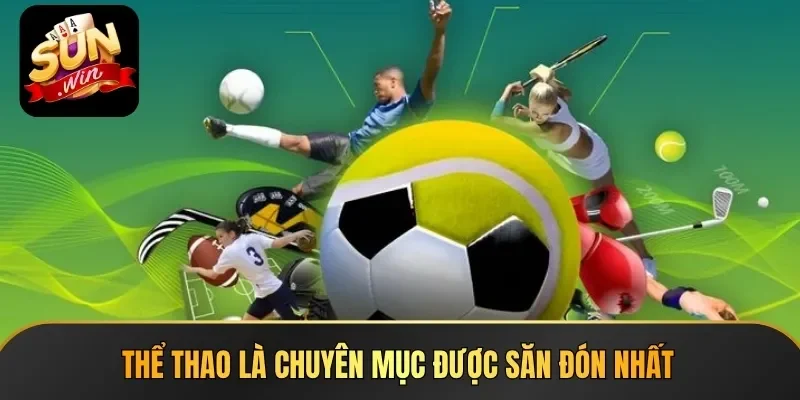 Thể thao là chuyên mục được săn đón nhất tại cổng game